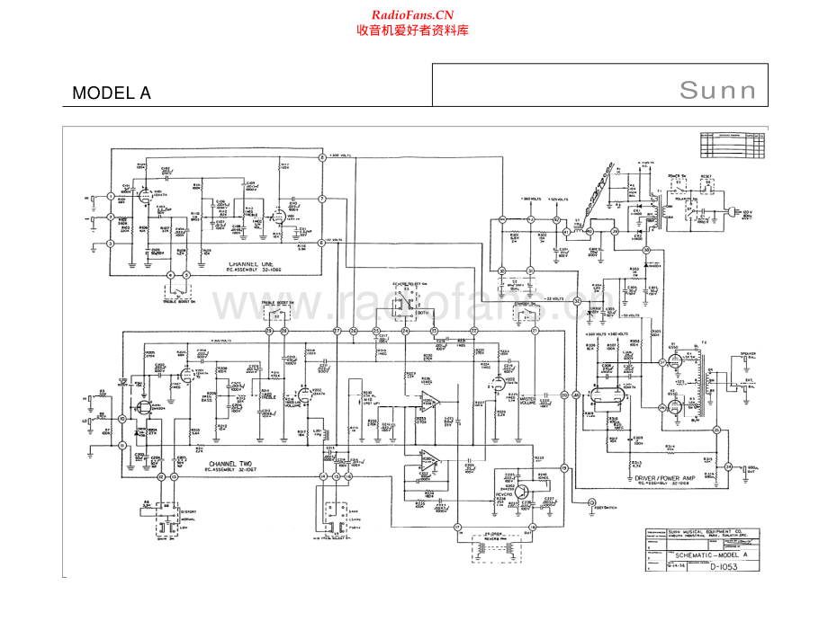 Sunn-ModelA-pwr-sch 维修电路原理图.pdf_第1页