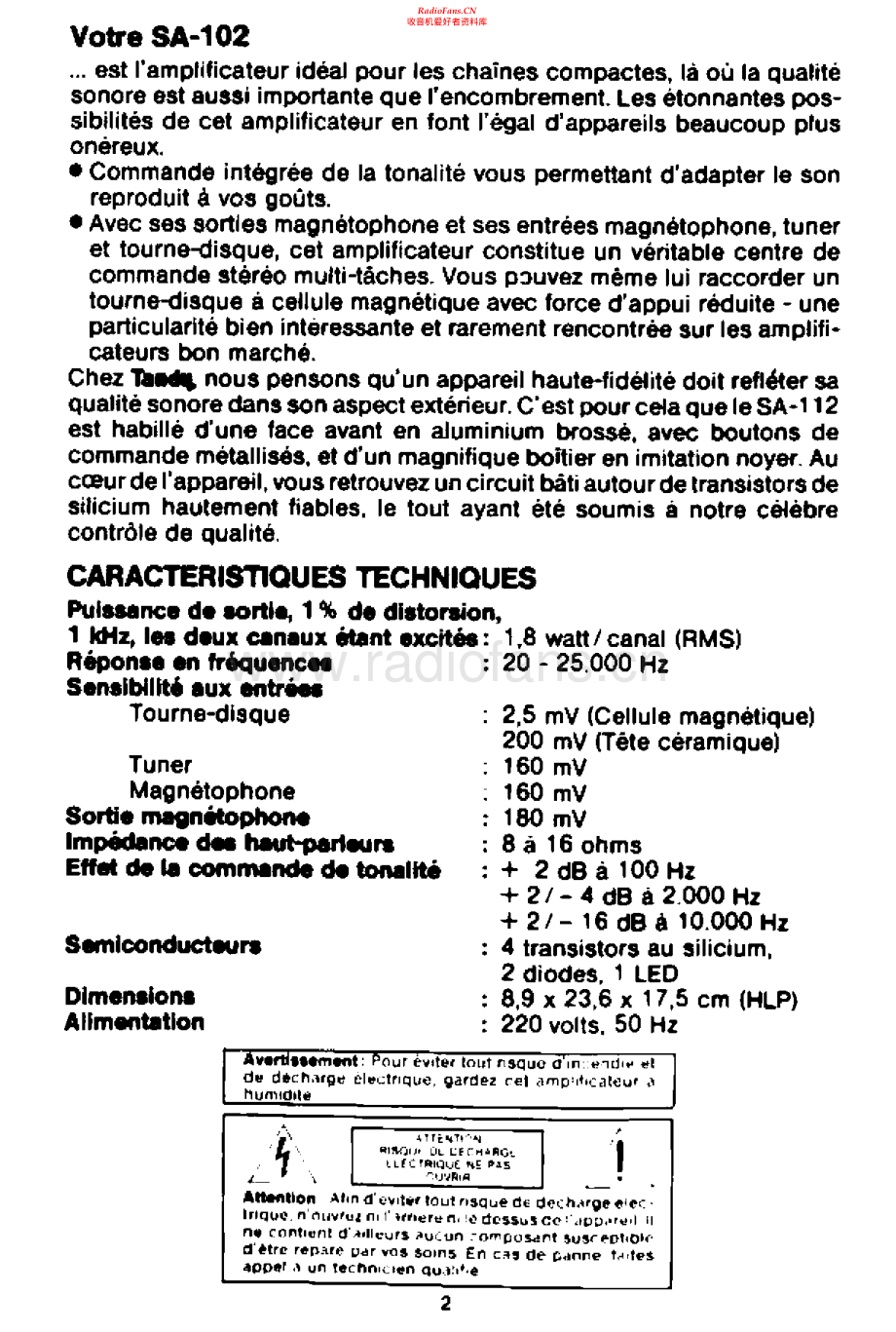 Realistic-SA102-int-sch1 维修电路原理图.pdf_第2页