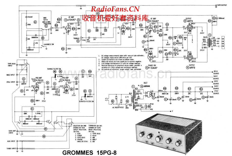 Grommes-15PG8-int-sch维修电路原理图.pdf_第1页