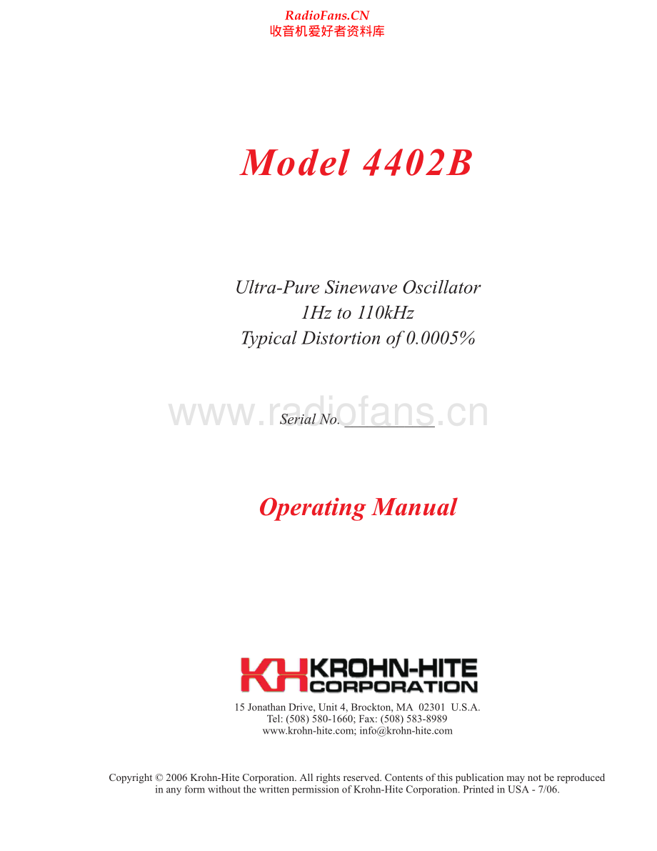 KrohnHite-4402B-osc-sm 维修电路原理图.pdf_第1页
