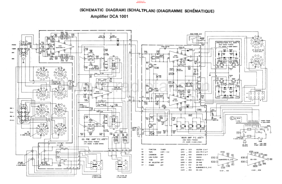 Sanyo-DCA1001-int-sch 维修电路原理图.pdf_第1页