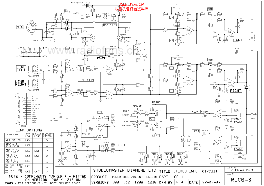 Studiomaster-PowerhouseHorizon150-mix-sch 维修电路原理图.pdf_第1页