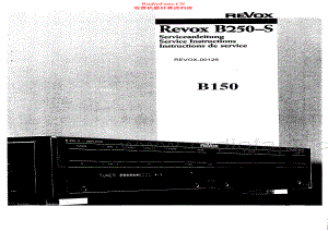 Revox-B250S-int-sm1 维修电路原理图.pdf