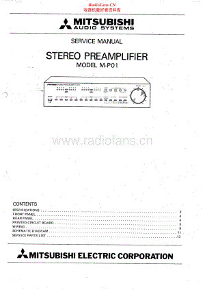 Mitsubishi-MP01-pre-sm 维修电路原理图.pdf