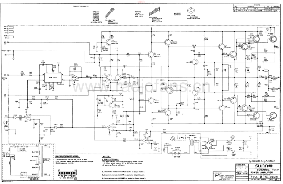 Sunn-SX6350-pwr-sch 维修电路原理图.pdf_第1页