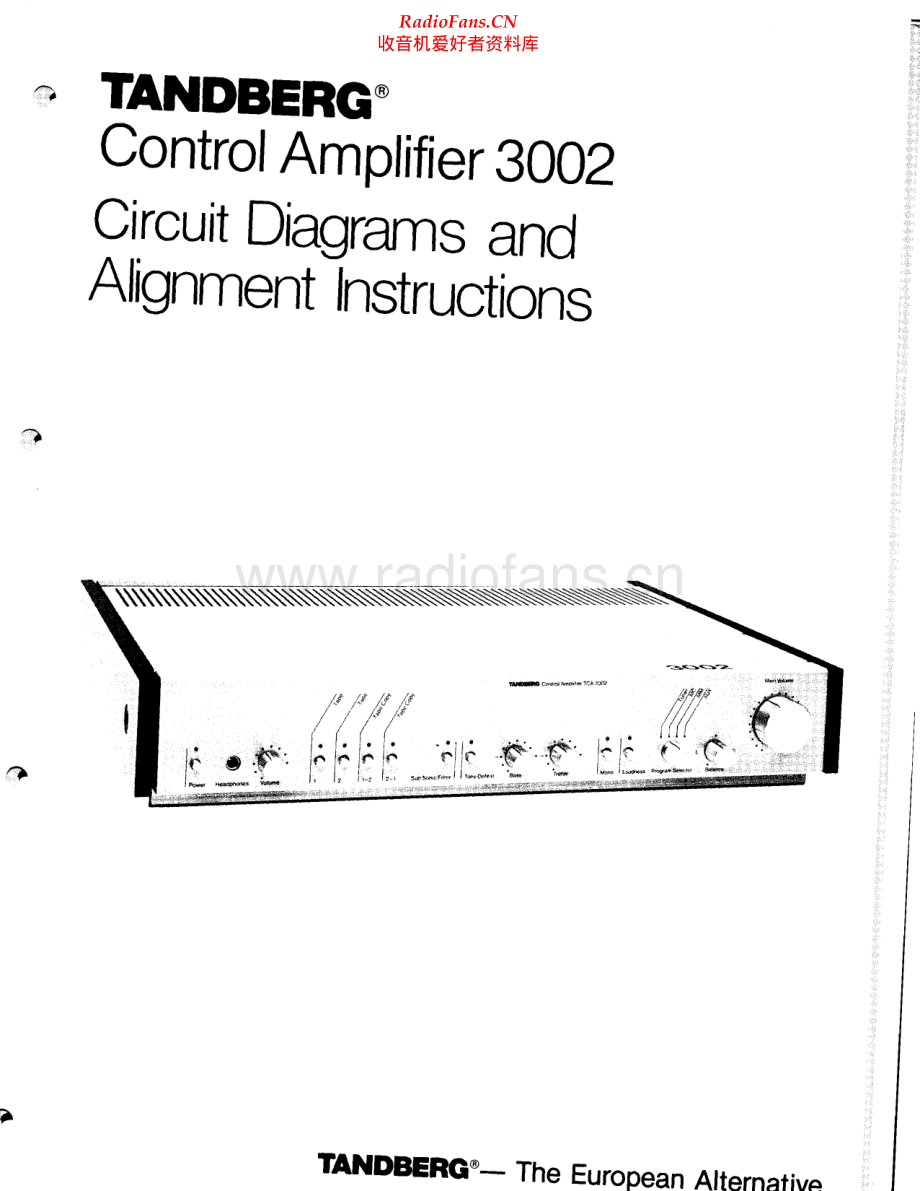 Tandberg-3002-pre-sch 维修电路原理图.pdf_第1页