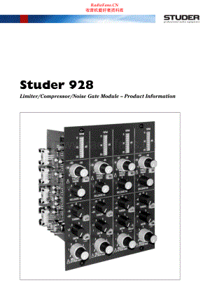 Studer-928-lim-sm 维修电路原理图.pdf