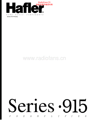 Hafler-915-pre-sm维修电路原理图.pdf