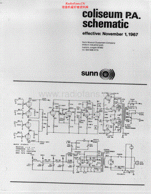 Sunn-ColiseumPA-pwr-sch 维修电路原理图.pdf