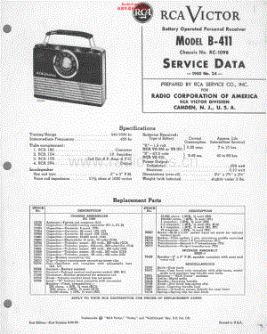 RCA-B411-pr-sm 维修电路原理图.pdf