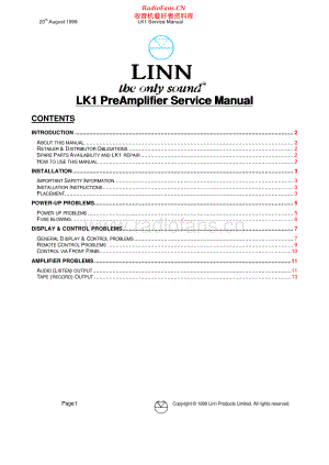 Linn-LK1-pre-sm 维修电路原理图.pdf