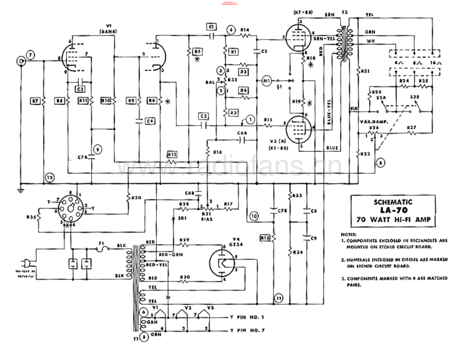 Lafayette-LA70-pwr-sch 维修电路原理图.pdf_第1页