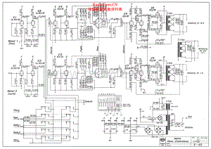 Revox-Model40_1961-int-sch 维修电路原理图.pdf