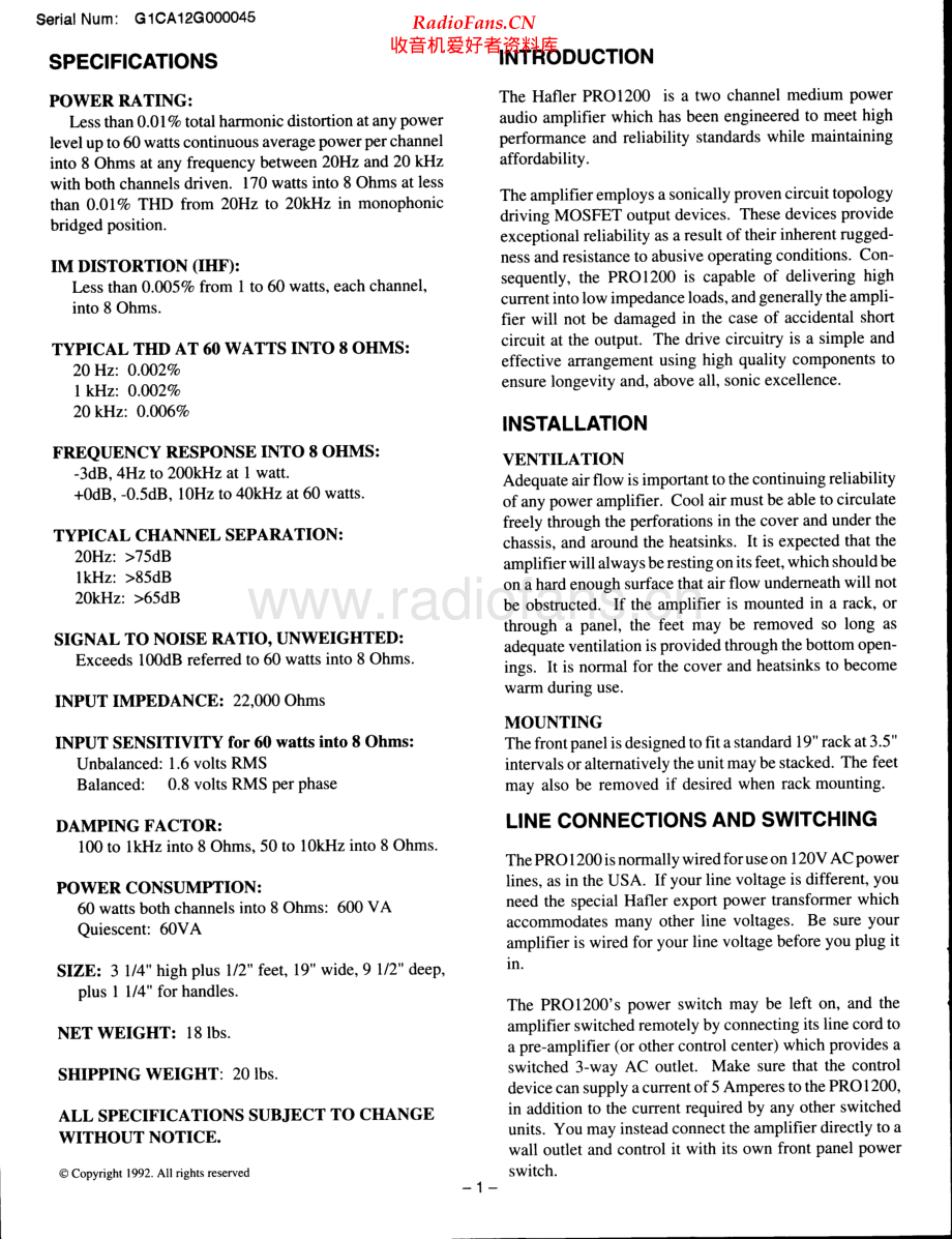 Hafler-PRO1200-pwr-sm维修电路原理图.pdf_第2页