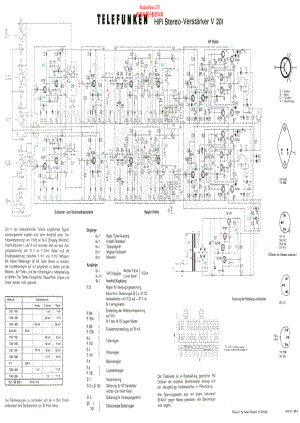 Telefunken-V201-int-sch 维修电路原理图.pdf