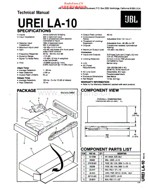 Urei-LA10-lim-tm 维修电路原理图.pdf