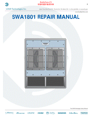 Mackie-SWA1801-as-sm 维修电路原理图.pdf