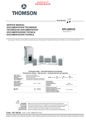 Thomson-DPL909VD-hts-sm 维修电路原理图.pdf
