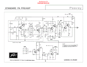 Peavey-StandardPaPreamp-pre-sch 维修电路原理图.pdf