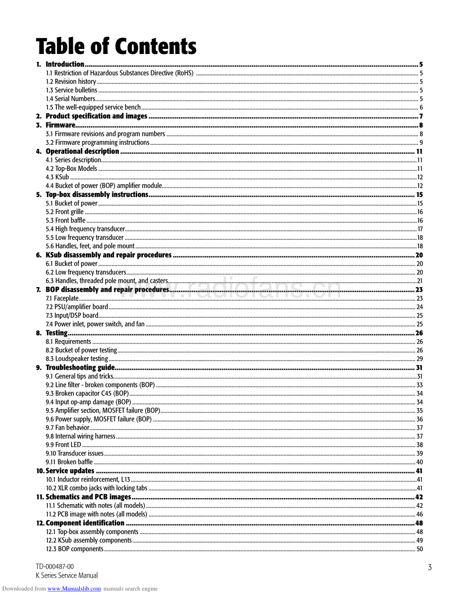 QSC-KSeries-spk-sm 维修电路原理图.pdf_第3页