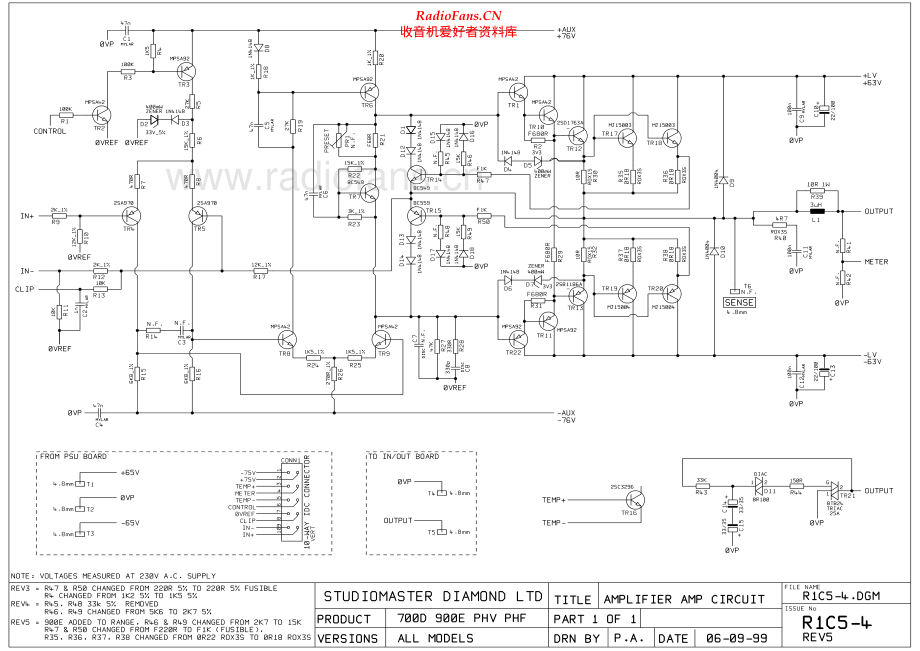 Studiomaster-PowerhouseVision908-mix-sch 维修电路原理图.pdf_第1页