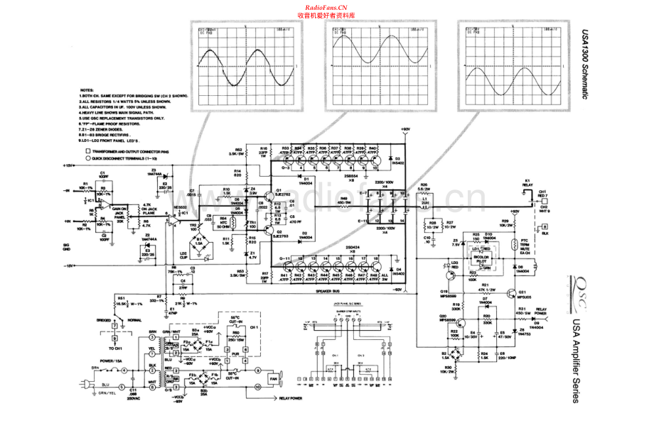 QSC-USA1300-pwr-sch 维修电路原理图.pdf_第1页