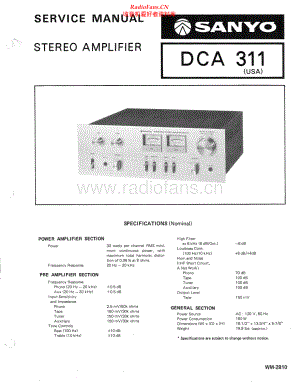 Sanyo-DCA311-int-sm 维修电路原理图.pdf