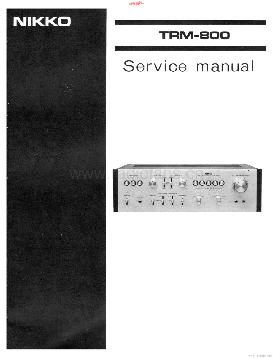 Nikko-TRM800-int-sm 维修电路原理图.pdf_第1页