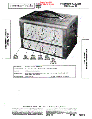 StrombergCarlson-AU33-int-sch 维修电路原理图.pdf
