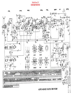 Nordmende-Super350_10GW-mc-sch 维修电路原理图.pdf
