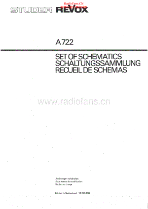 Revox-A722-pwr-sch 维修电路原理图.pdf