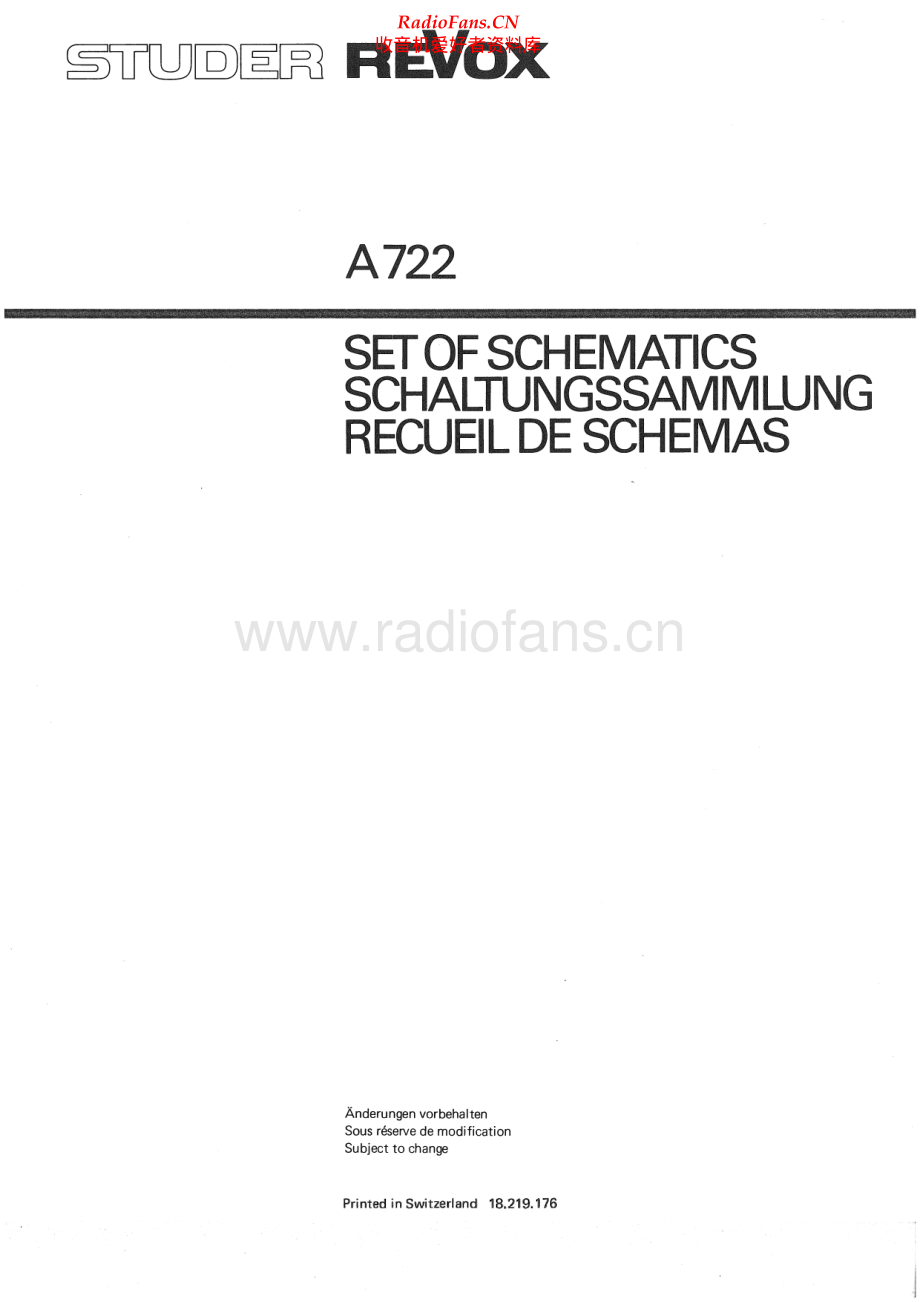 Revox-A722-pwr-sch 维修电路原理图.pdf_第1页