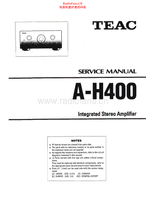 Teac-AH400-int-sm 维修电路原理图.pdf