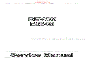 Revox-B234S-rem-sm 维修电路原理图.pdf