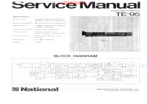 Panasonic-TE95-avr-sm 维修电路原理图.pdf