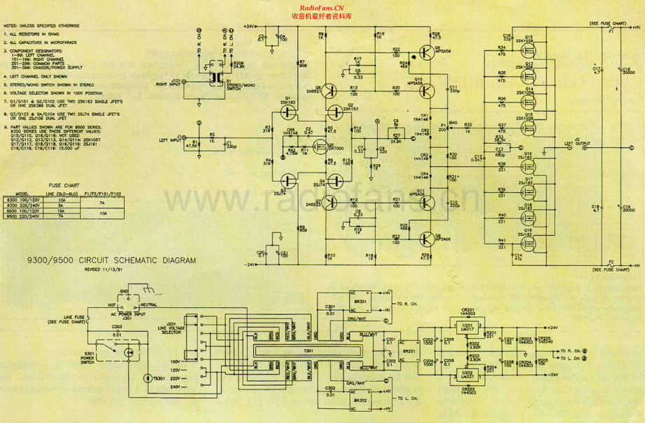 Hafler-9500-pwr-sch2维修电路原理图.pdf_第1页