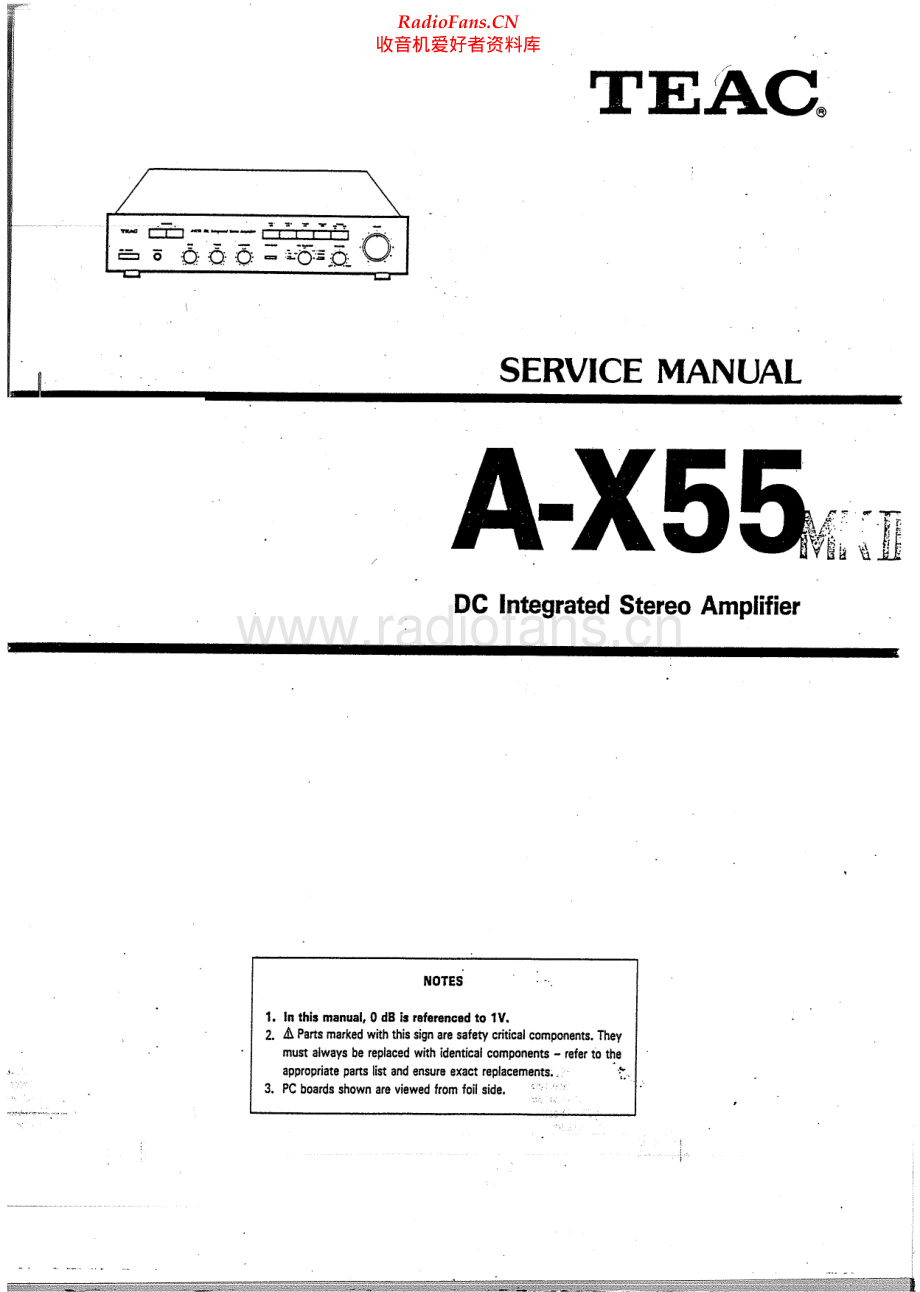 Teac-AX55II-int-sm 维修电路原理图.pdf_第1页
