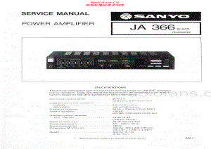 Sanyo-JA366-int-sm 维修电路原理图.pdf