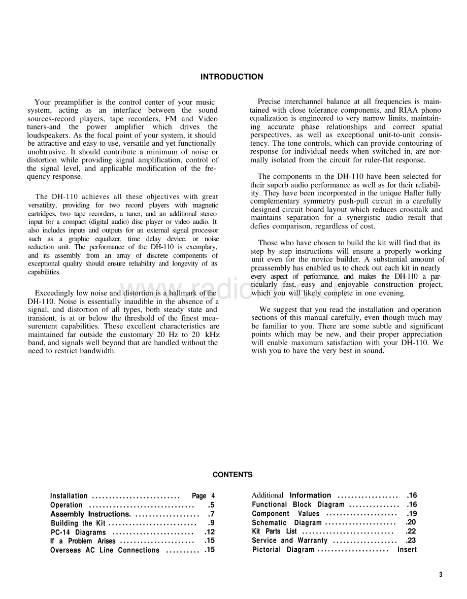 Hafler-DH110-pre-sm维修电路原理图.pdf_第3页