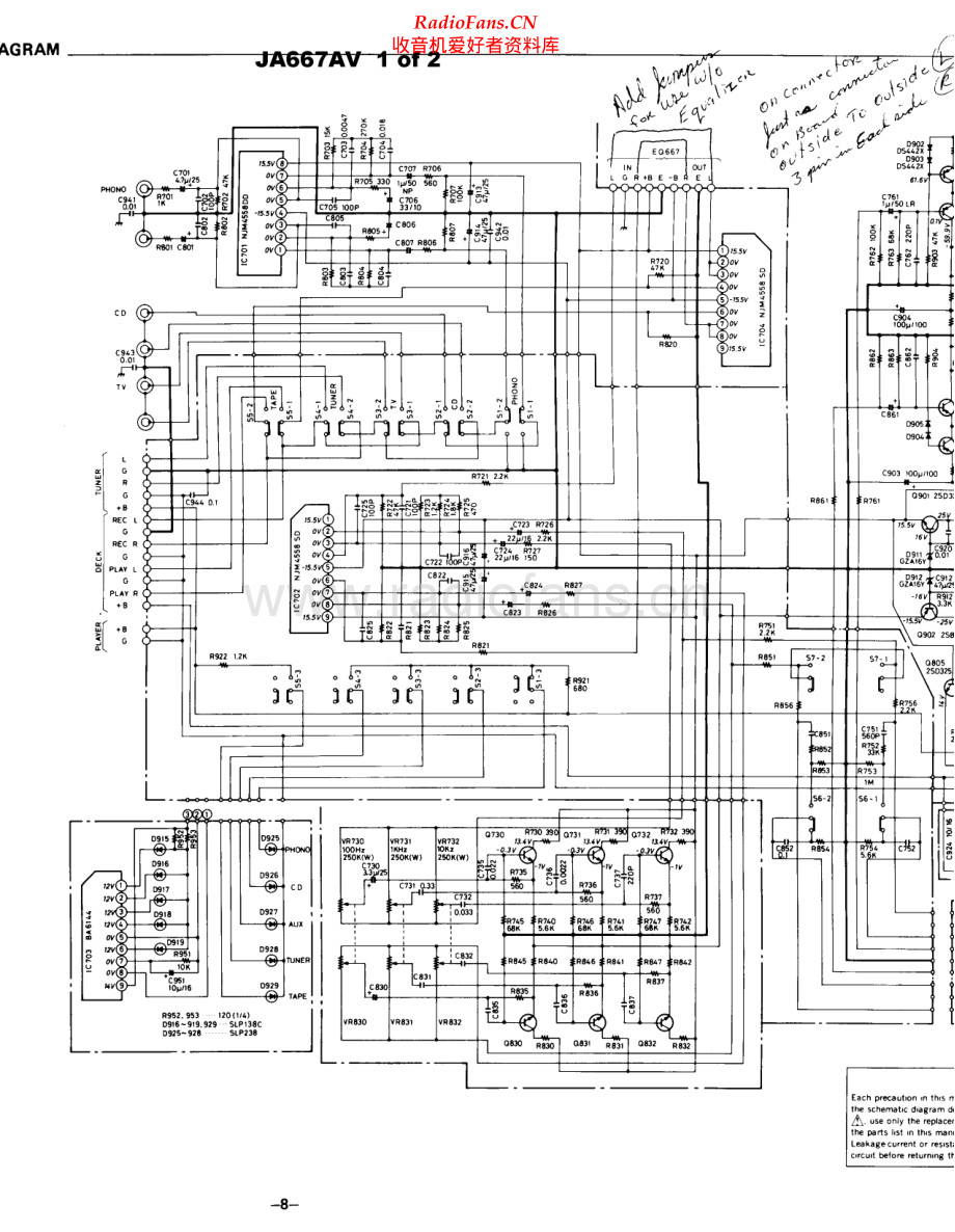 Sanyo-JA667AV-avr-sch 维修电路原理图.pdf_第1页