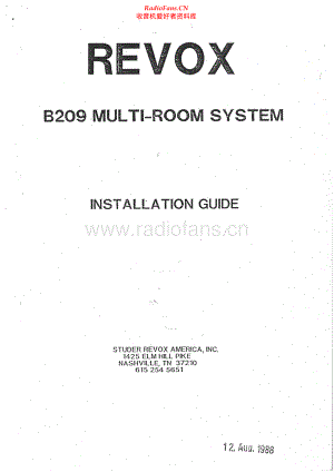 Revox-B209-mrs-info 维修电路原理图.pdf