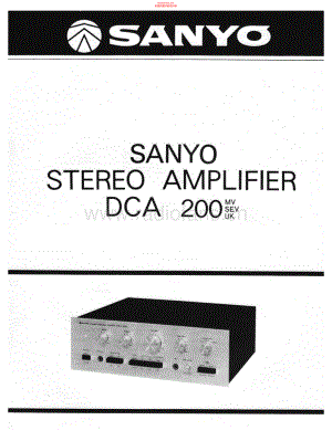 Sanyo-DCA200-int-sch 维修电路原理图.pdf