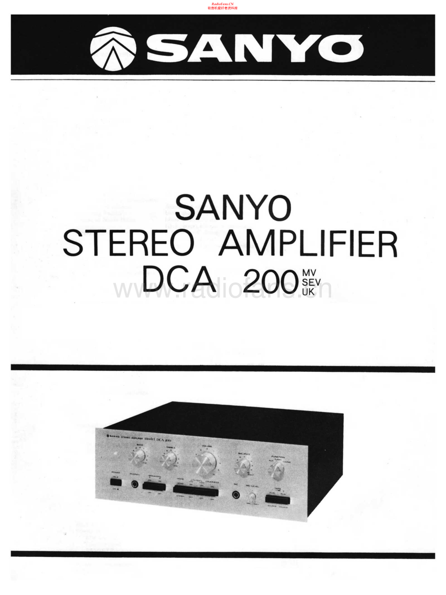 Sanyo-DCA200-int-sch 维修电路原理图.pdf_第1页