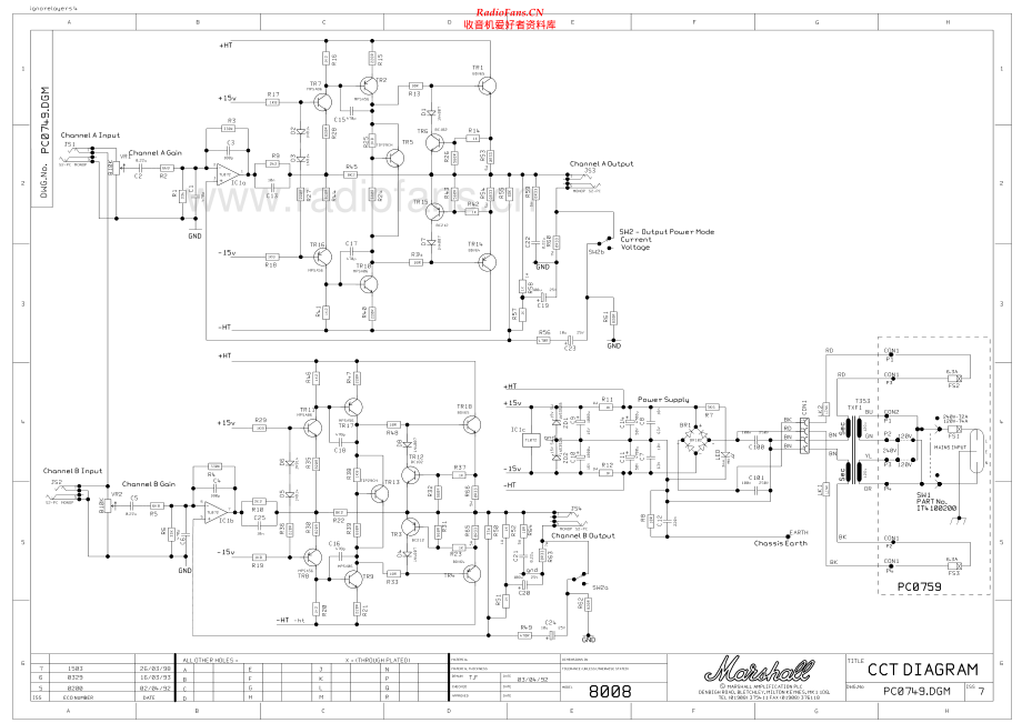 Marshall-8008-pwr-sch 维修电路原理图.pdf_第1页