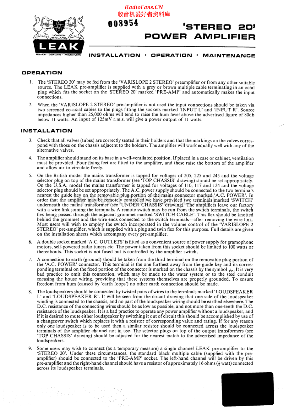 Leak-Stereo20-pwr-sm1 维修电路原理图.pdf_第1页