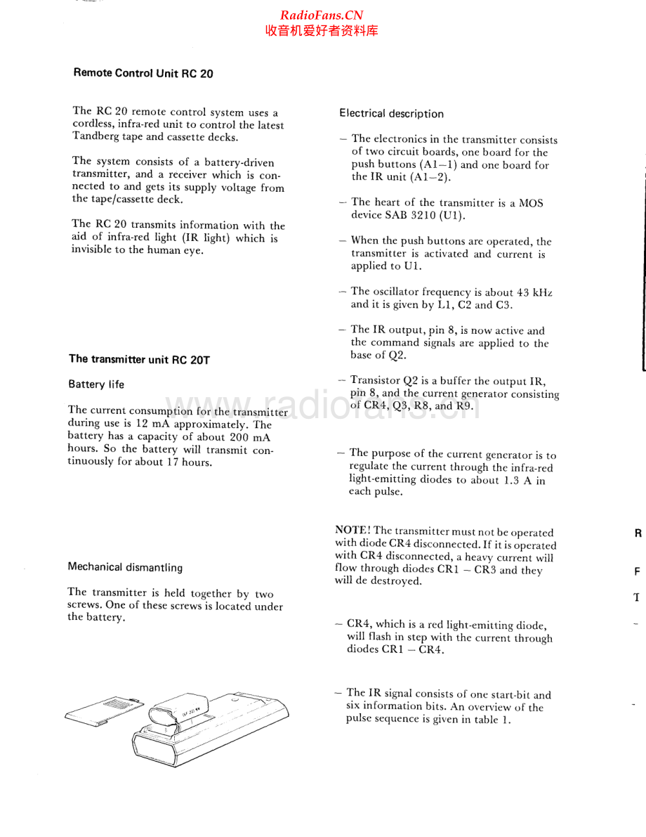Tandberg-RC20-rem-sm 维修电路原理图.pdf_第2页