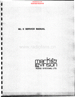 MarkLevinson-ML2-pwr-sm 维修电路原理图.pdf