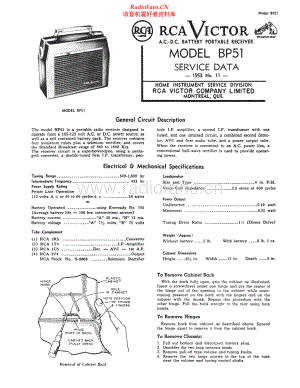 RCA-BP51-pr-sm 维修电路原理图.pdf