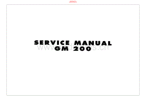 Graaf-GM200-pwr-sm维修电路原理图.pdf