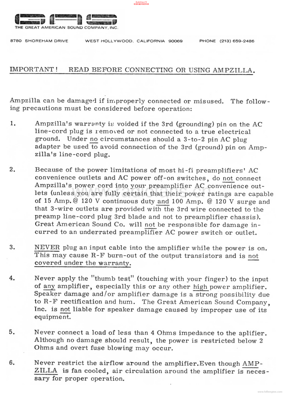 GAS-Ampzilla-101-ai2维修电路原理图.pdf_第1页